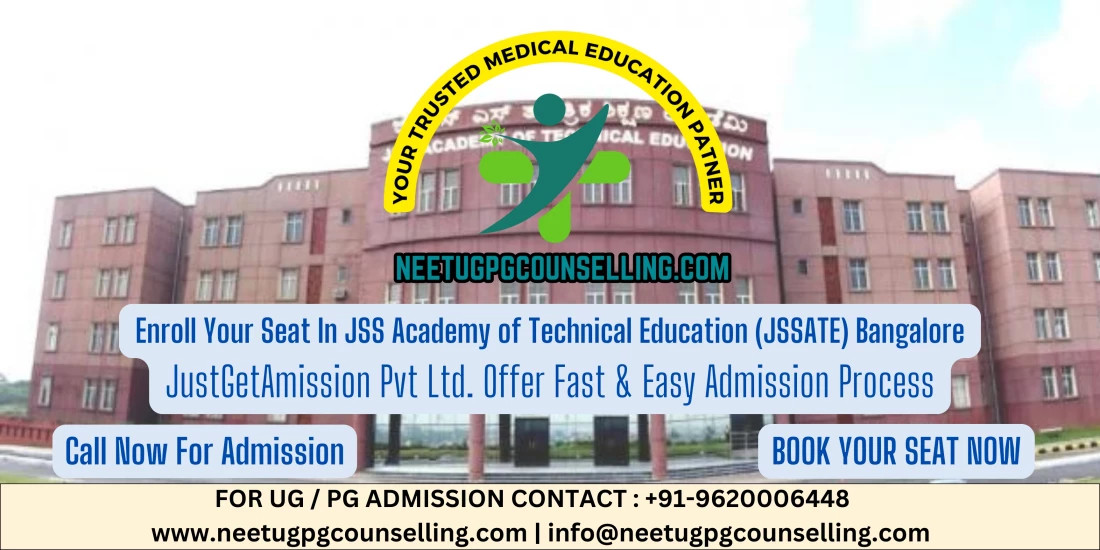 Direct Admission In JSS Academy of Technical Education (JSSATE) Bangalore